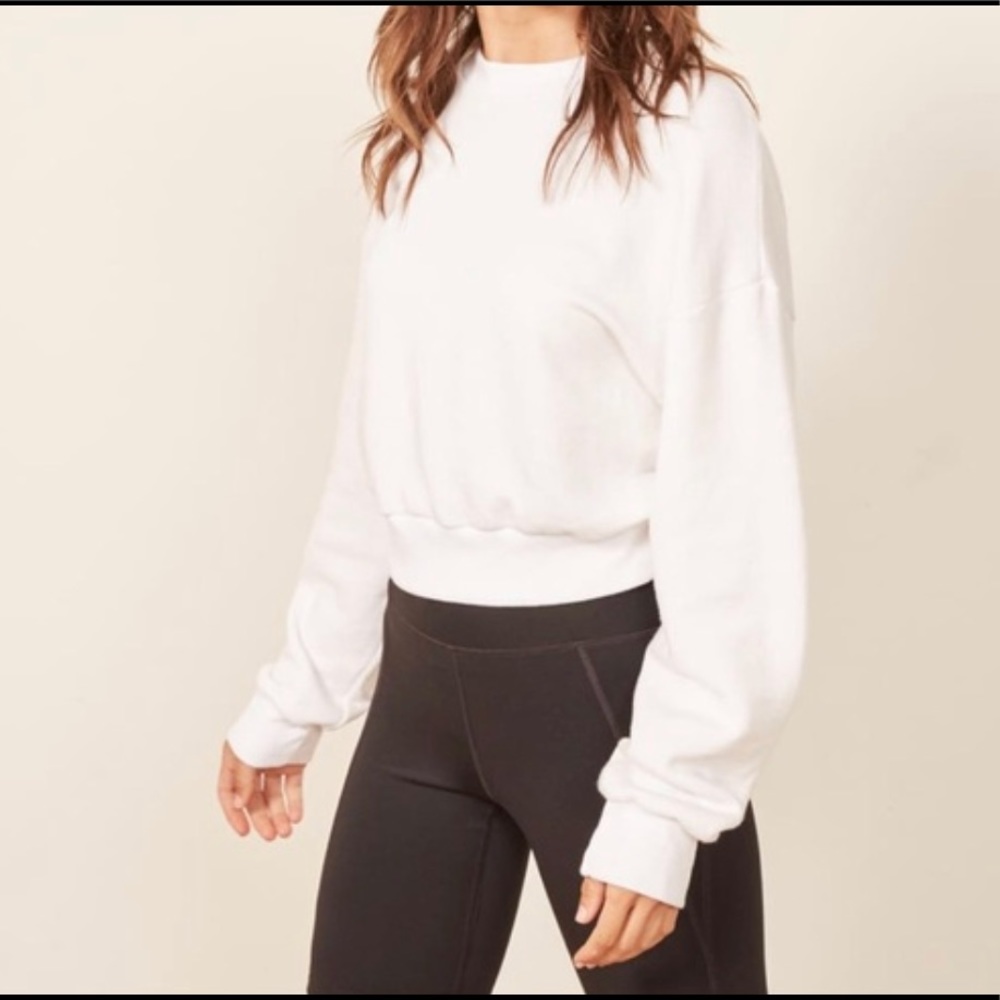 Reformation sweatshirt.